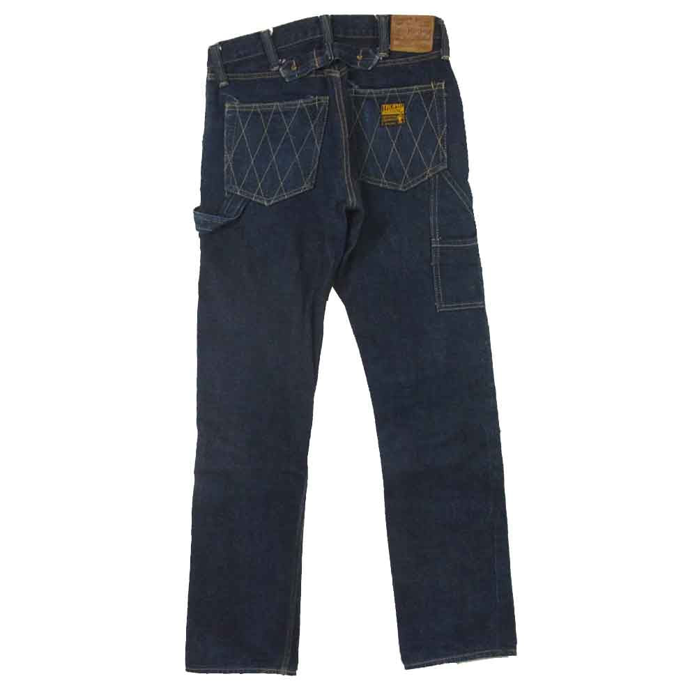 トロフィークロージング W KNEE DIRT DENIM ダブルニー デニム パンツ インディゴブルー系 30【中古】