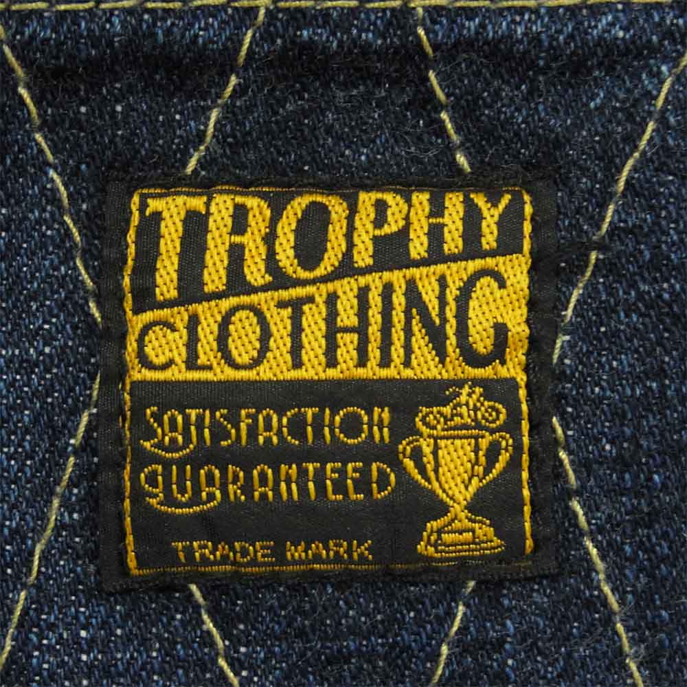 トロフィークロージング W KNEE DIRT DENIM ダブルニー デニム パンツ インディゴブルー系 30【中古】