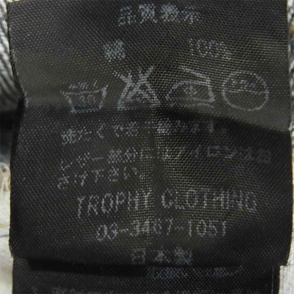 トロフィークロージング W KNEE DIRT DENIM ダブルニー デニム パンツ インディゴブルー系 30【中古】