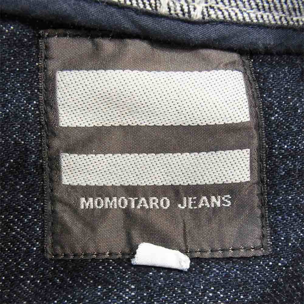 MOMOTARO JEANS 桃太郎ジーンズ 出陣 8oz デニム ジップアップ パーカー インディゴブルー系 38【中古】