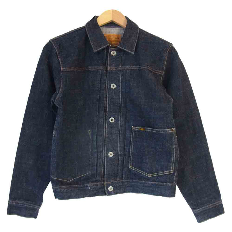 トロフィークロージング DIRT DENIM JACKET ダート デニム ジャケット インディゴブルー系 36【美品】【中古】