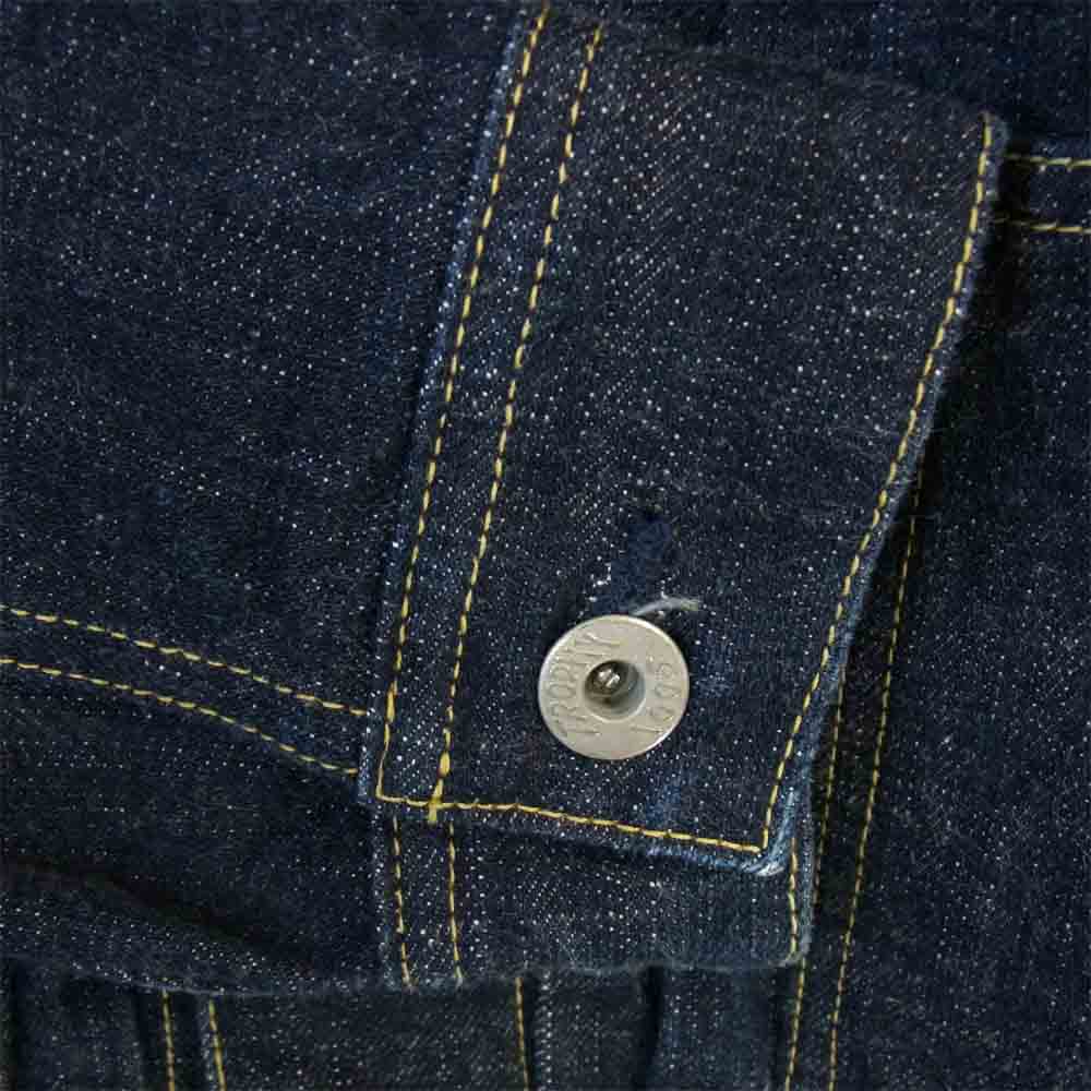 トロフィークロージング DIRT DENIM JACKET ダート デニム ジャケット インディゴブルー系 36【美品】【中古】