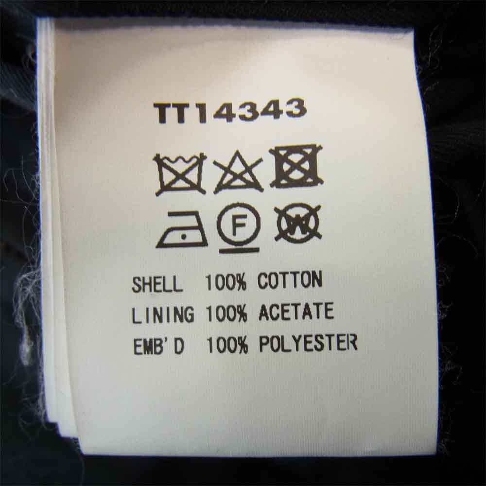 TAILOR TOYO テイラー東洋 TT14343 コットン ベトナムジャケット ベトジャン ブラック系 M【中古】