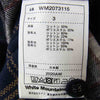 WHITE MOUNTAINEERING ホワイトマウンテニアリング 20AW WM2073115 CONTRASTED BIG CHECK SHIRT コントラステッド ビッグ チェックシャツ ネイビー系 3【美品】【中古】