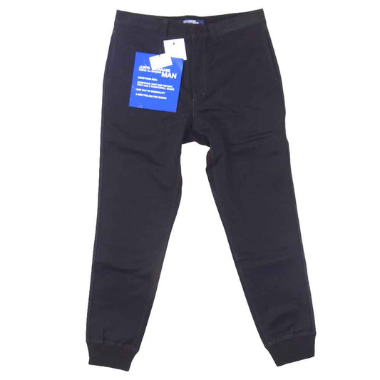 JUNYA WATANABE COMME des GARCONS MAN ジュンヤワタナベコムデギャルソンマン WF-P020 AD2020 綿度詰裏毛 スウェット パンツ ブラック系 L【新古品】【未使用】【中古】