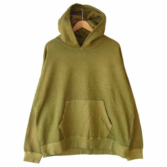 VISVIM ビズビム 012020510012 AMPLUS HOODIE PO USED加工 プルオーバー パーカー カーキ系 4【新古品】【未使用】【中古】