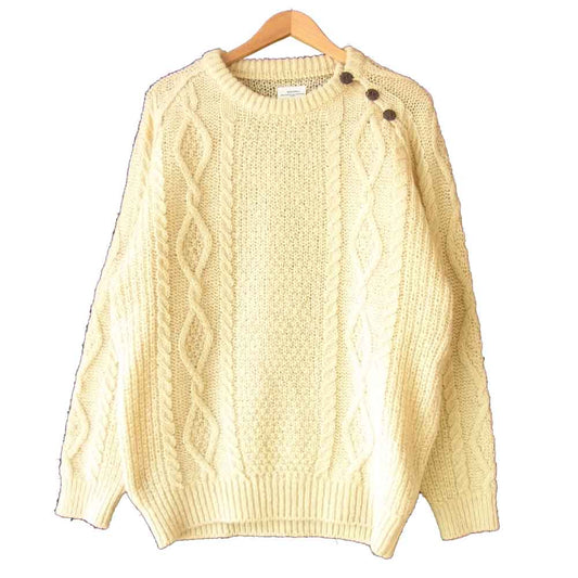 VISVIM ビズビム 0120205012005 BOLLARD CREW KNIT クルーネック ニット オフホワイト系 4【新古品】【未使用】【中古】