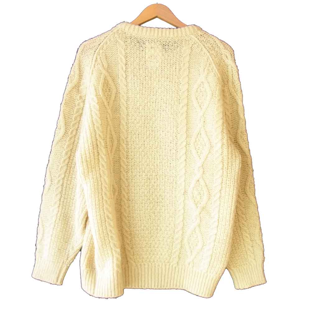 VISVIM ビズビム 0120205012005 BOLLARD CREW KNIT クルーネック ニット オフホワイト系 4【新古品】【未使用】【中古】
