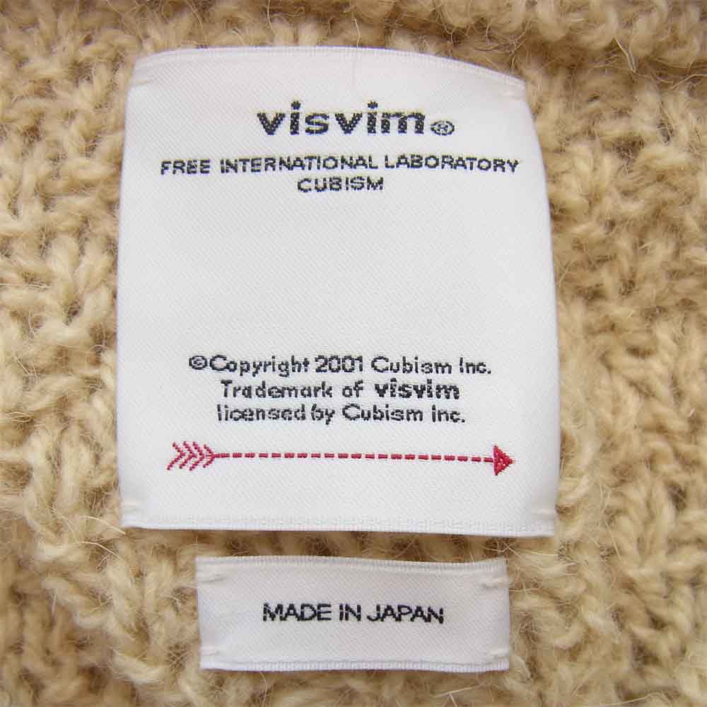 VISVIM ビズビム 0120205012005 BOLLARD CREW KNIT クルーネック ニット オフホワイト系 4【新古品】【未使用】【中古】