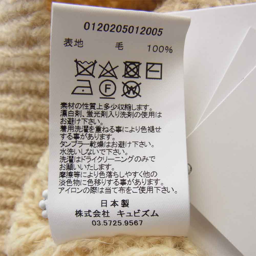 VISVIM ビズビム 0120205012005 BOLLARD CREW KNIT クルーネック ニット オフホワイト系 4【新古品】【未使用】【中古】