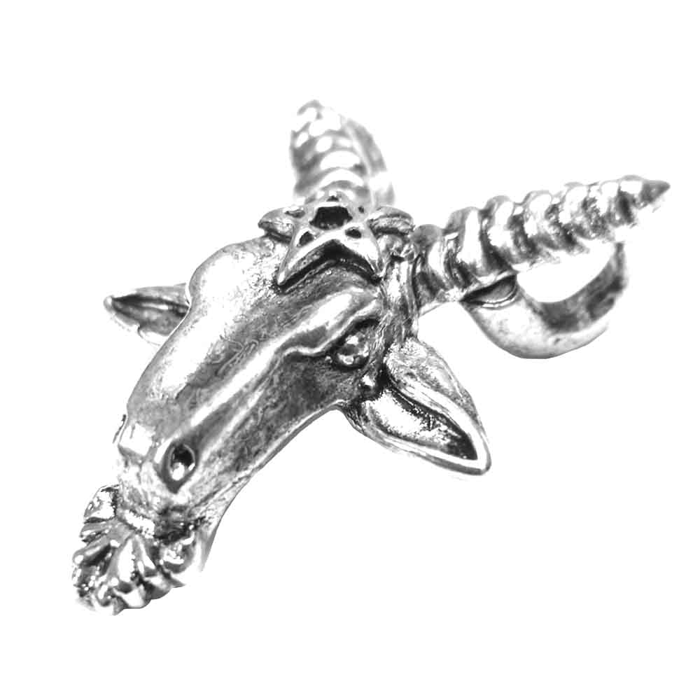 ALEX STREETER アレックスストリーター Goathead Pendant ゴートヘッド ペンダント シルバー系【中古】