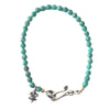 BILL WALL LEATHER ビルウォールレザー フレアチャーム ターコイズ ビーズ ブレスレット ブルー系【中古】