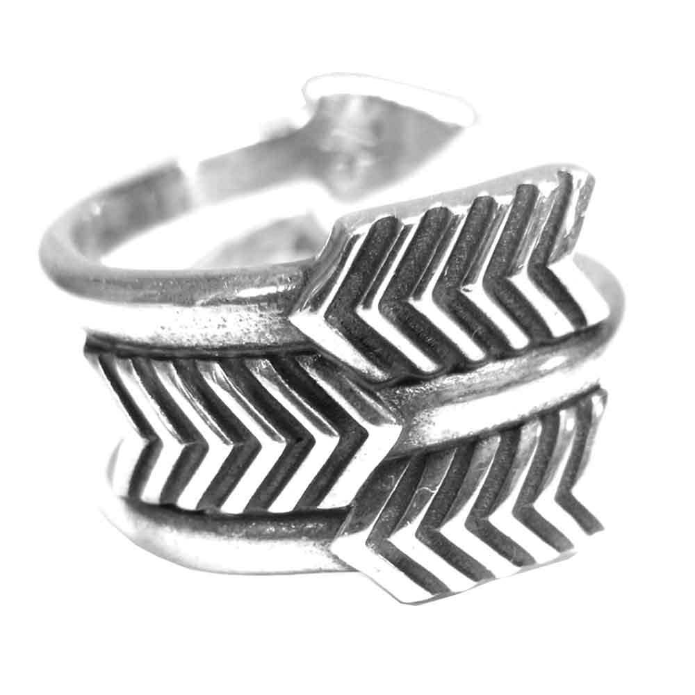 Cody Sanderson コディサンダーソン THREE ARROW RING スリー 3 アロー リング シルバー系 17【中古】