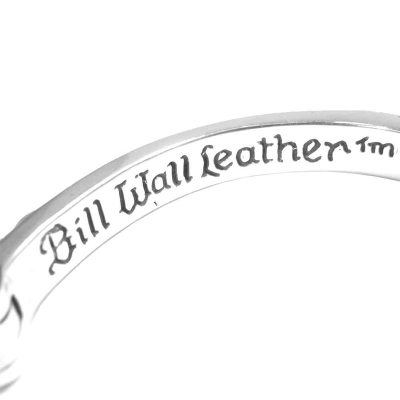 BILL WALL LEATHER ビルウォールレザー 18Kゴールドサダー ヒンジド ウェーブ バングル ブレスレット シルバー系【中古】