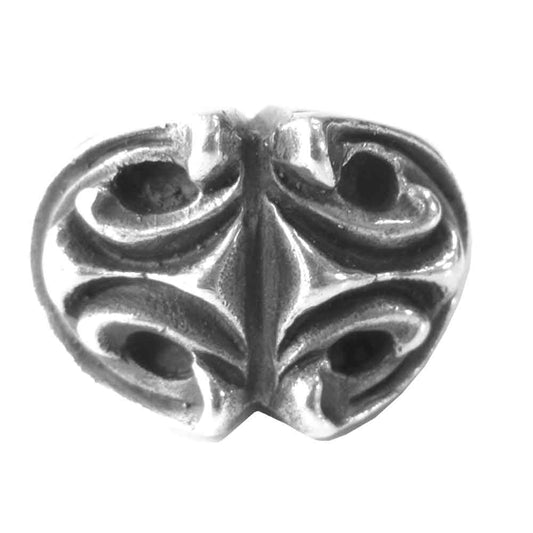 GABOR ガボール 国内正規店販売証明付属 Sculpted oval ring スカルプテッド オーバル リング シルバー系 17号程度【中古】