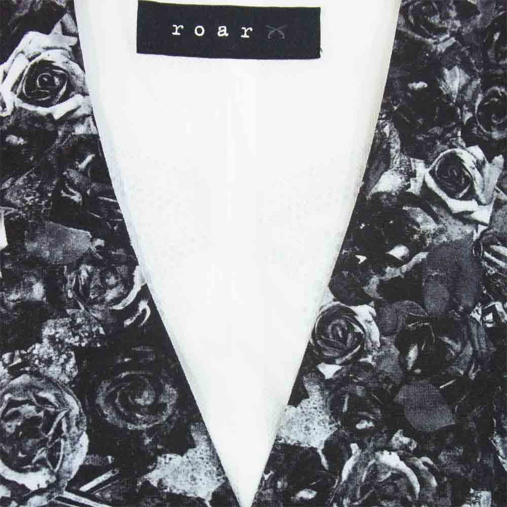 ROAR ロアー ジレ ベスト 総柄 ブラック×ホワイト系 2【中古】