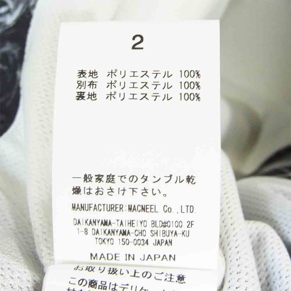 ROAR ロアー ジレ ベスト 総柄 ブラック×ホワイト系 2【中古】