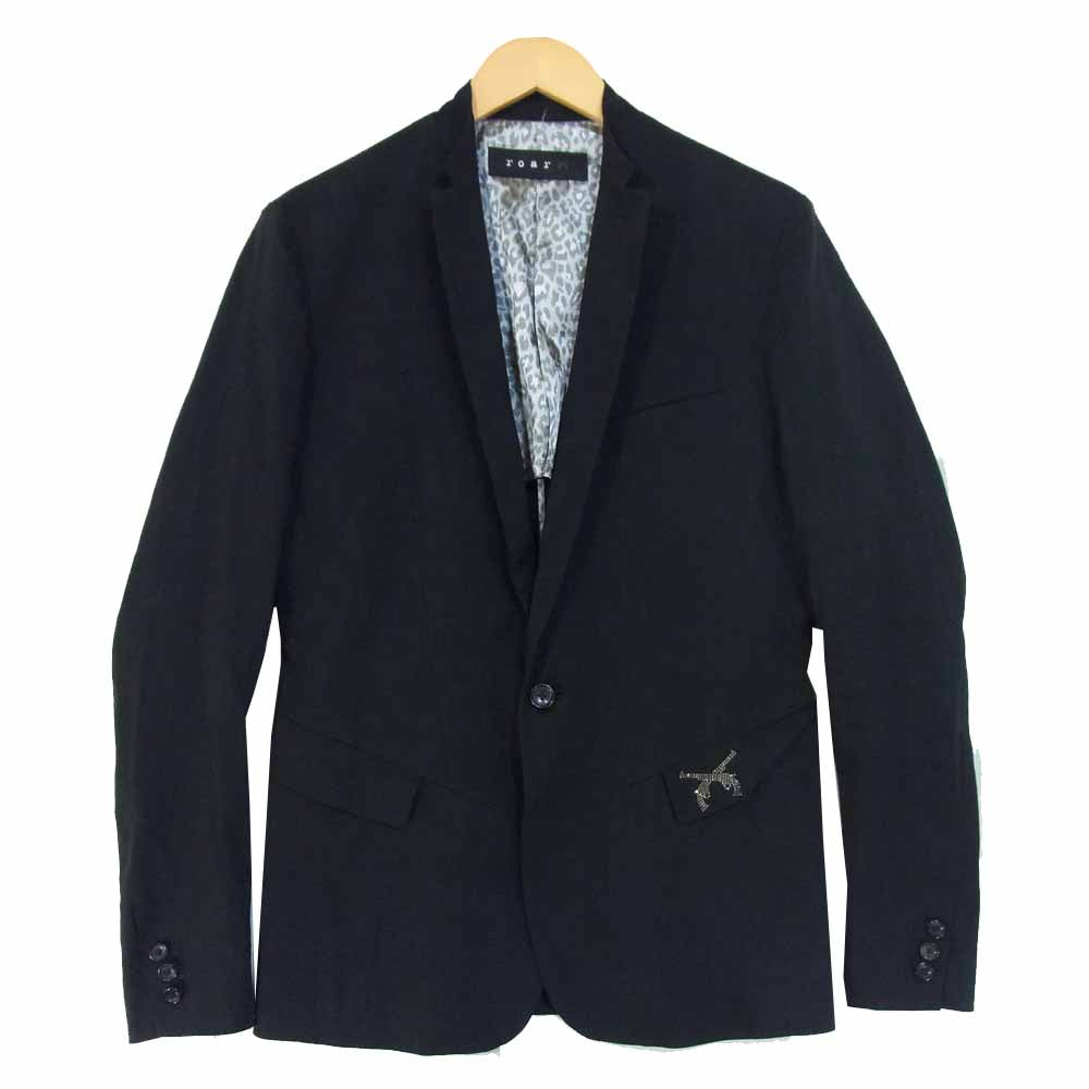 ROAR ロアー 1B テーラード ジャケット ブラック系 2【中古】