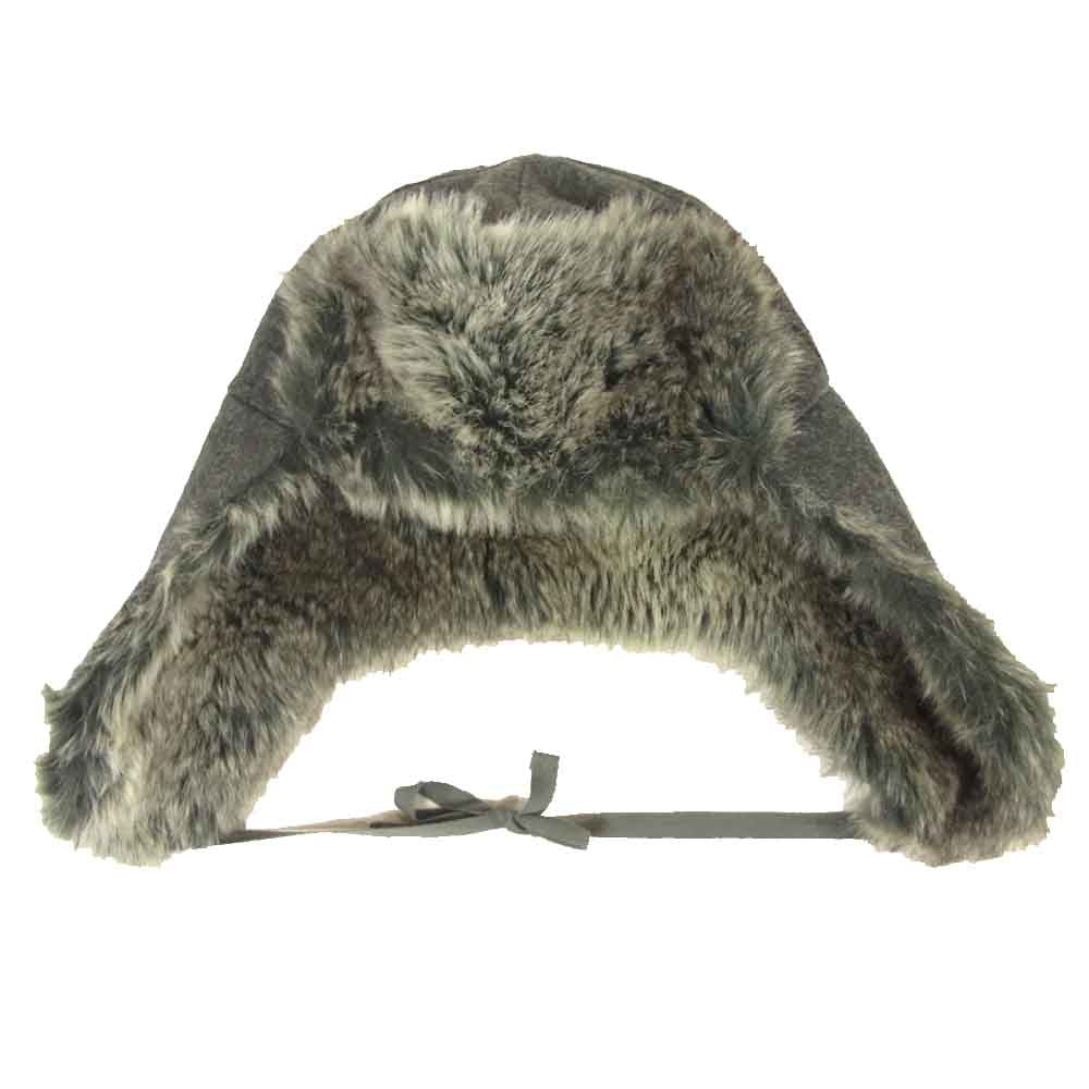 KANGOL カンゴール フライトキャップ 帽子 中国製 グレー系 L【中古】