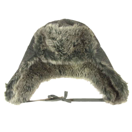 KANGOL カンゴール フライトキャップ 帽子 中国製 グレー系 L【中古】