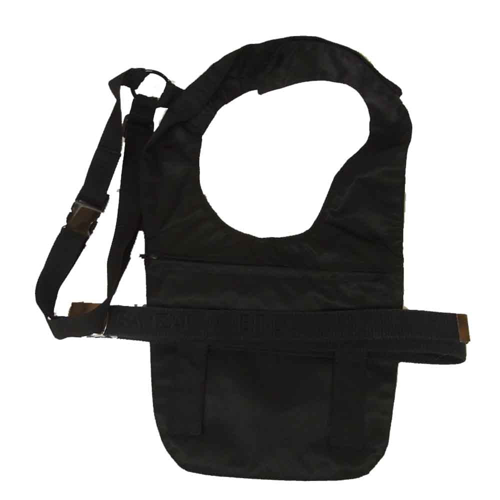 バンザイ MINI BODY BAG ミニ ボディ バッグ ブラック系【美品】【中古】