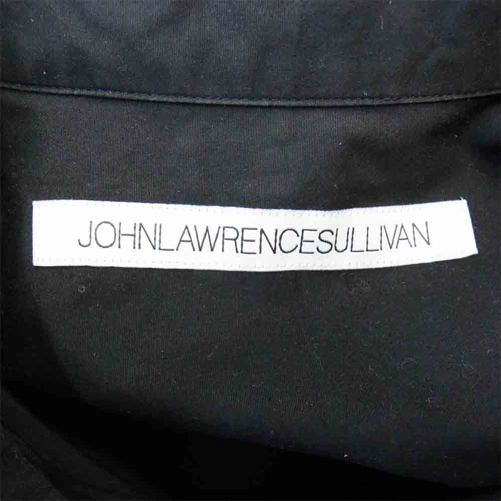 JOHN LAWRENCE SULLIVAN ジョンローレンスサリバン 比翼 ボタンダウン シャツ ブラック系 38【中古】