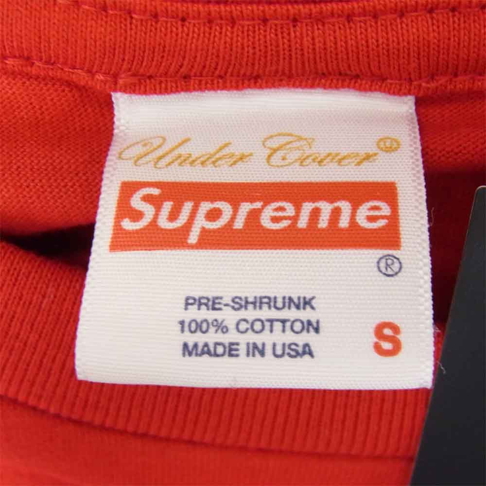 Supreme シュプリーム 18SS SPU3804 × アンダーカバー UNDERCOVER Public Enemy Counter Attack L/S パブリックエネミー カウンターアタック ロングスリーブ  レッド系 S【新古品】【未使用】【中古】