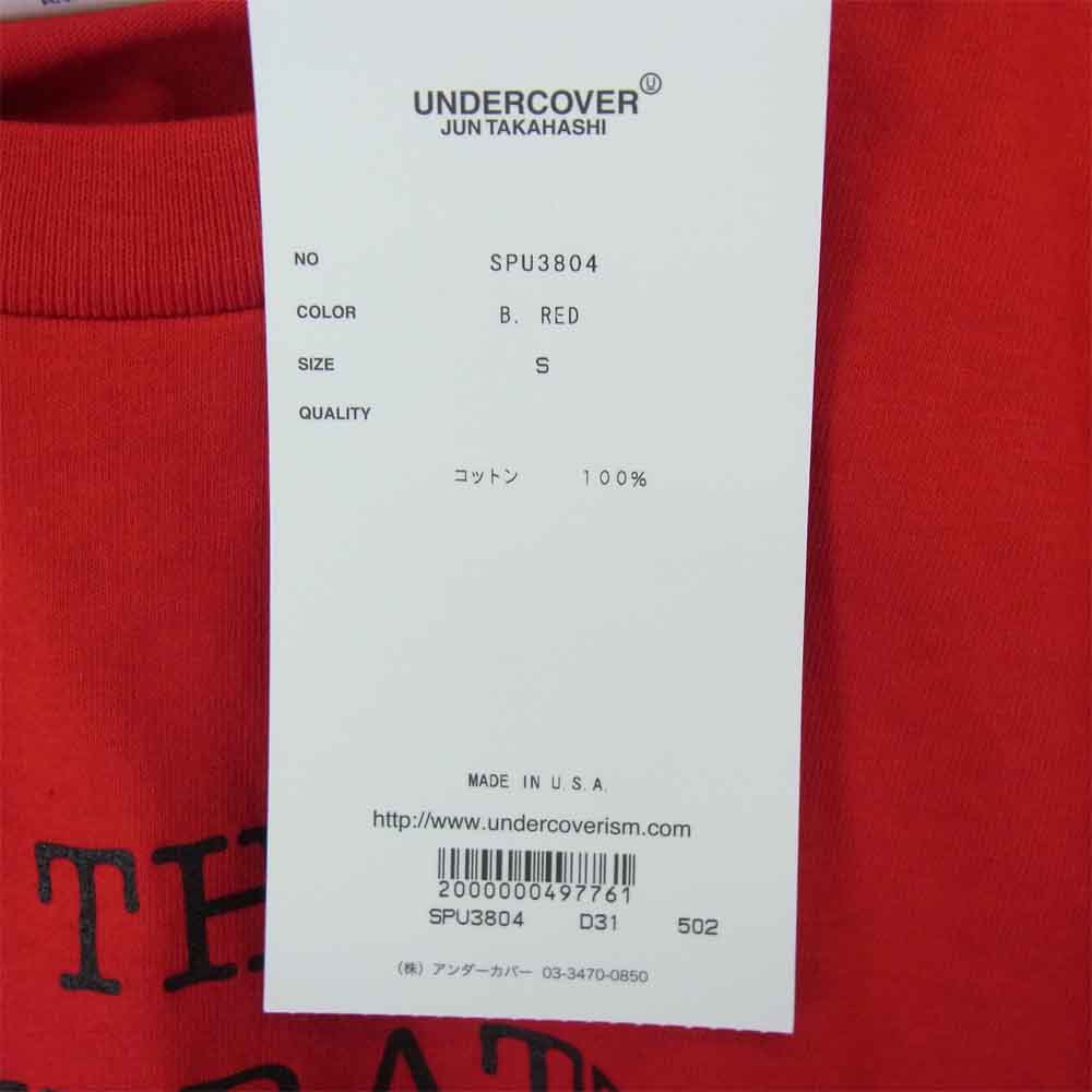 Supreme シュプリーム 18SS SPU3804 × アンダーカバー UNDERCOVER Public Enemy Counter Attack L/S パブリックエネミー カウンターアタック ロングスリーブ  レッド系 S【新古品】【未使用】【中古】