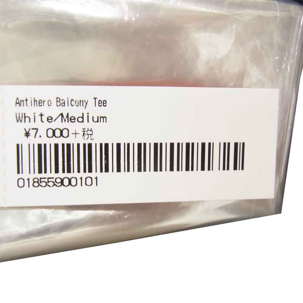 Supreme シュプリーム 20AW antihero balcony tee ホワイト系 M【美品】【中古】