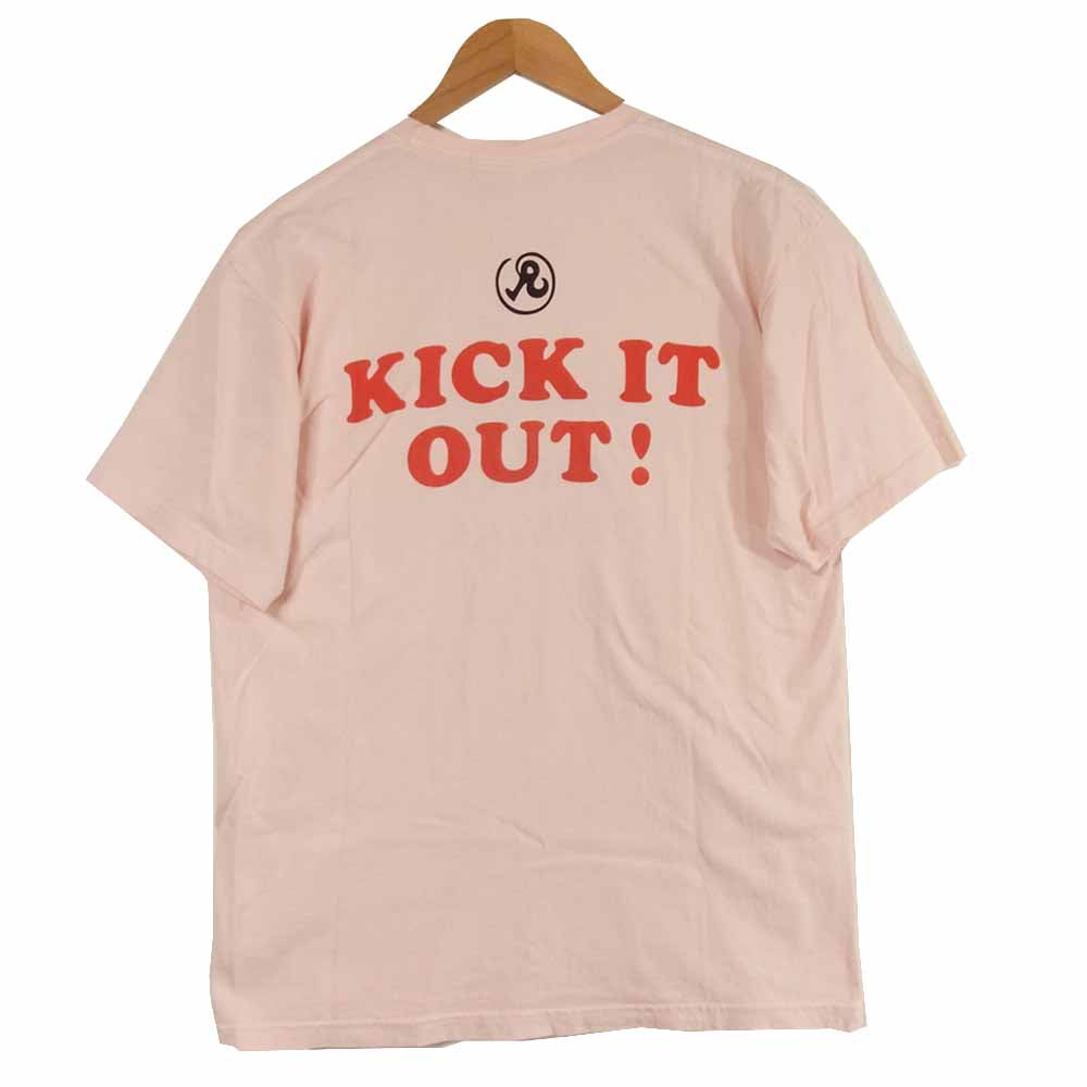 HYSTERIC GLAMOUR ヒステリックグラマー 02203ZI04 RICHARDSON JUNKIE’S BADDY POWDER T-SHIRT 半袖 Tシャツ ピンク系 M【美品】【中古】