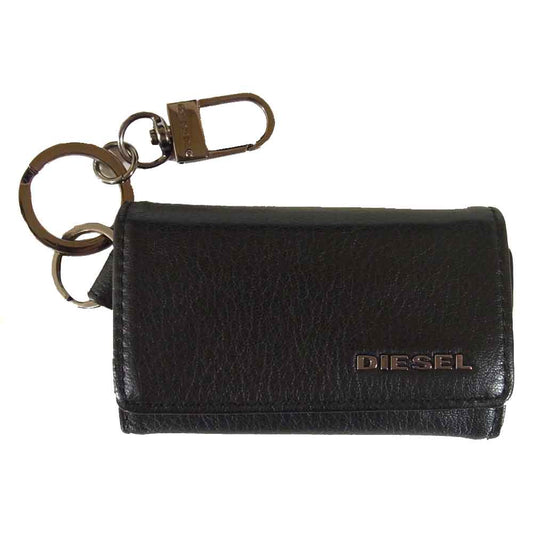 DIESEL ディーゼル X06629 KEYCASE II THEBEIS キーリング付 6連キーケース レザー ブラック系【中古】