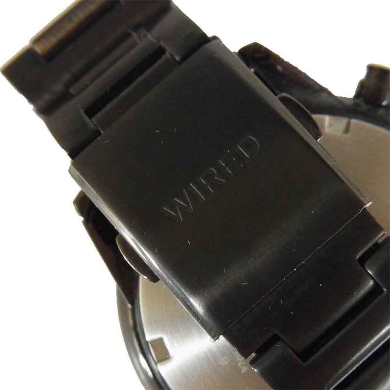 SEIKO セイコー JCC02-F36 WIRED WATCH ワイアード 腕時計 ウォッチ CHRONOGRAPH ブラック系【中古】