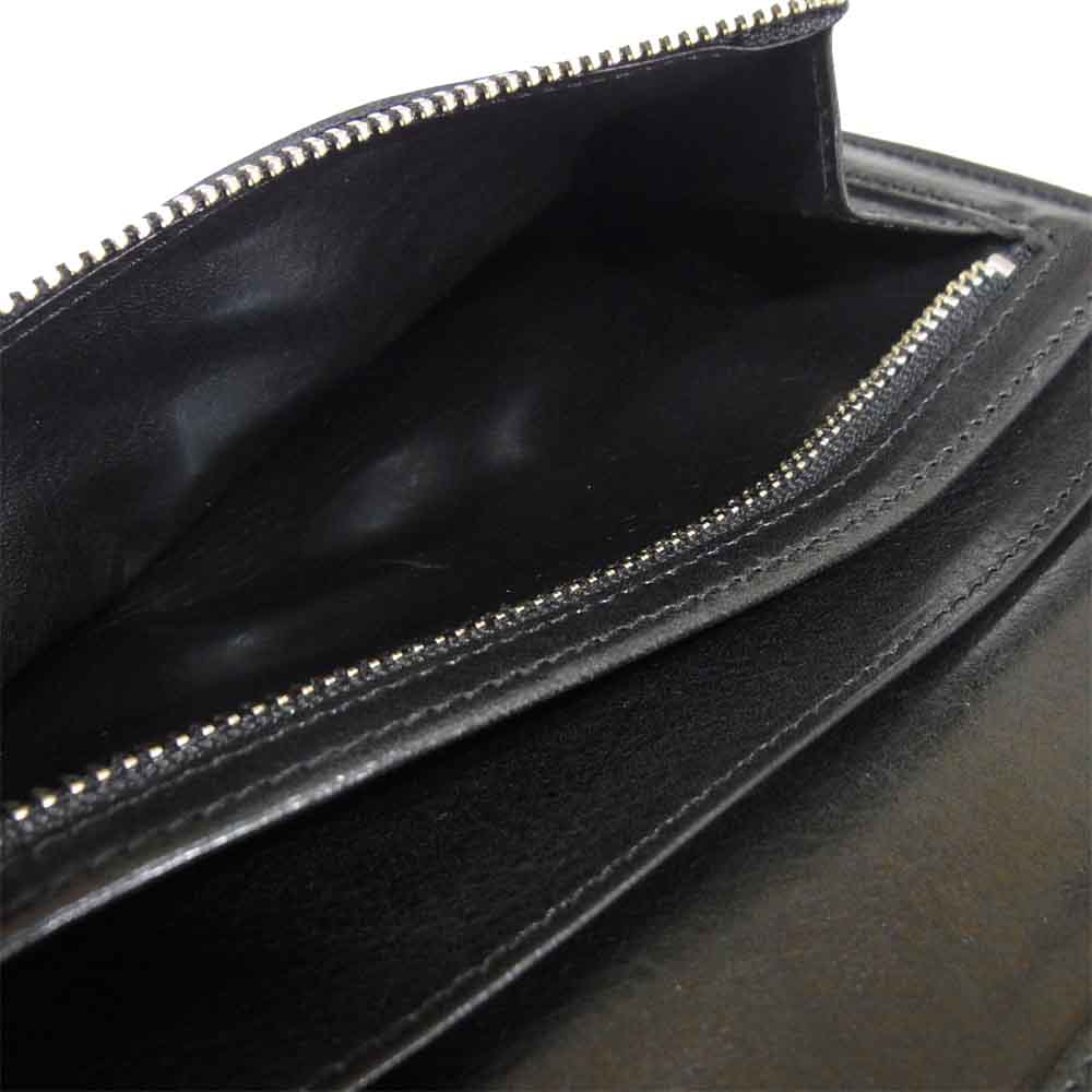 COCOMEISTER ココマイスター Losso Pietra ロッソピエトラ 薄型 長財布 ダークネイビー系【美品】【中古】