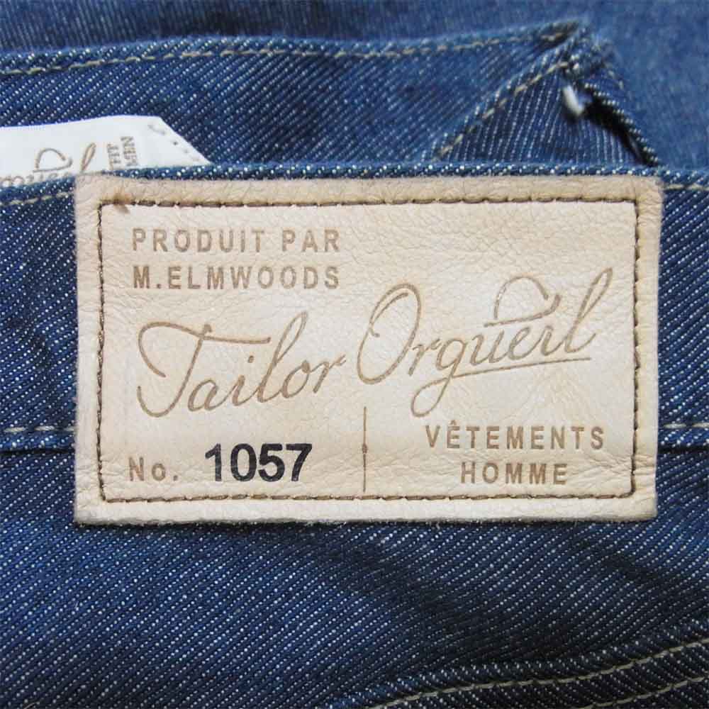 ORGUEIL オルゲイユ OR-1057 Five Poket Jeans One-Wash セルビッチ ワンウォッシュ デニム パンツ インディゴブルー系 30【美品】【中古】