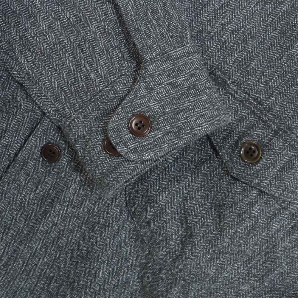 ORGUEIL オルゲイユ OR-004B Refined Work Shirt リファインド ワーク シャツ グレー系 38【美品】【中古】