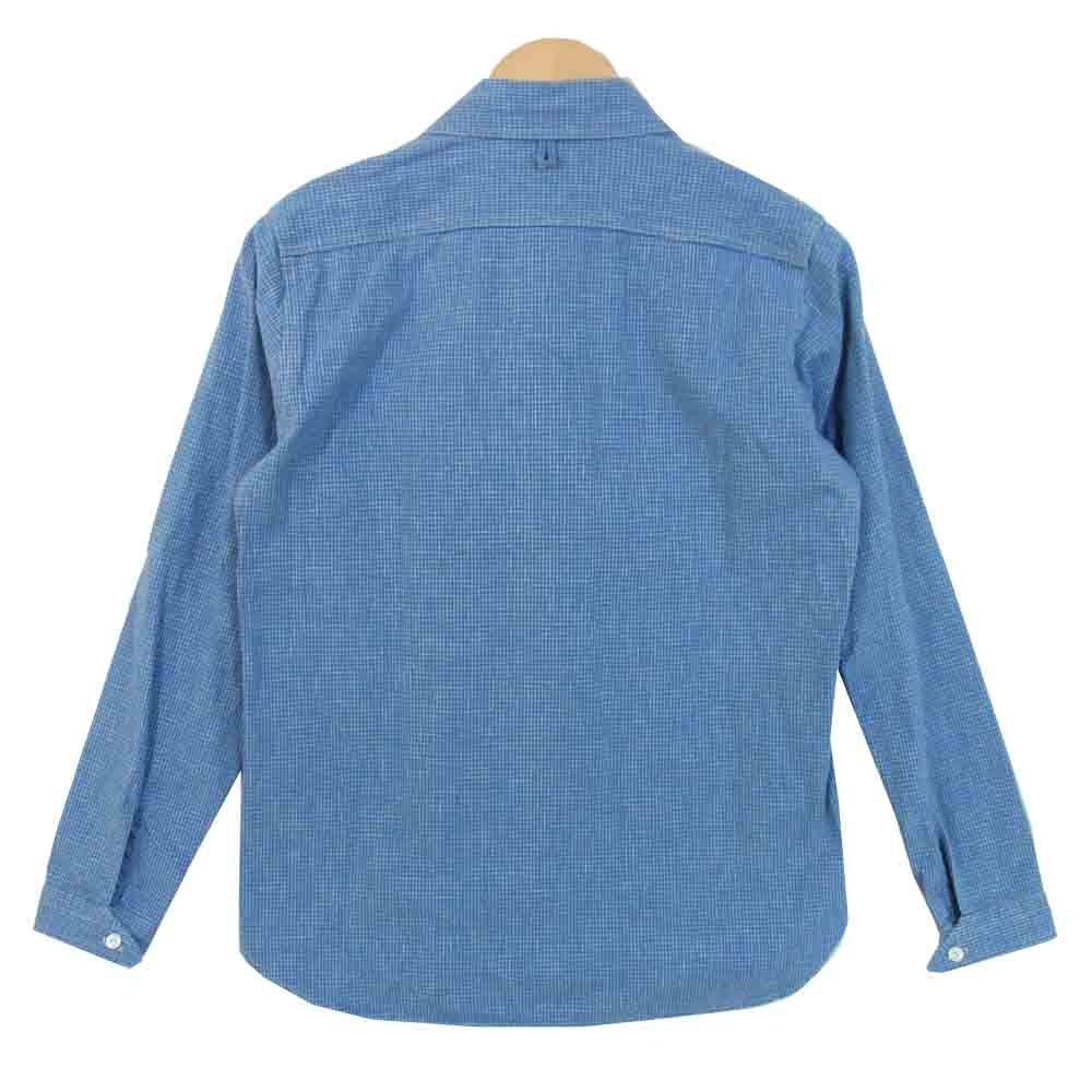 ORGUEIL オルゲイユ OR-5007F 未使用品 Shawl Collar Shirt ショールカラー シャツ インディゴブルー系 36【極上美品】【中古】