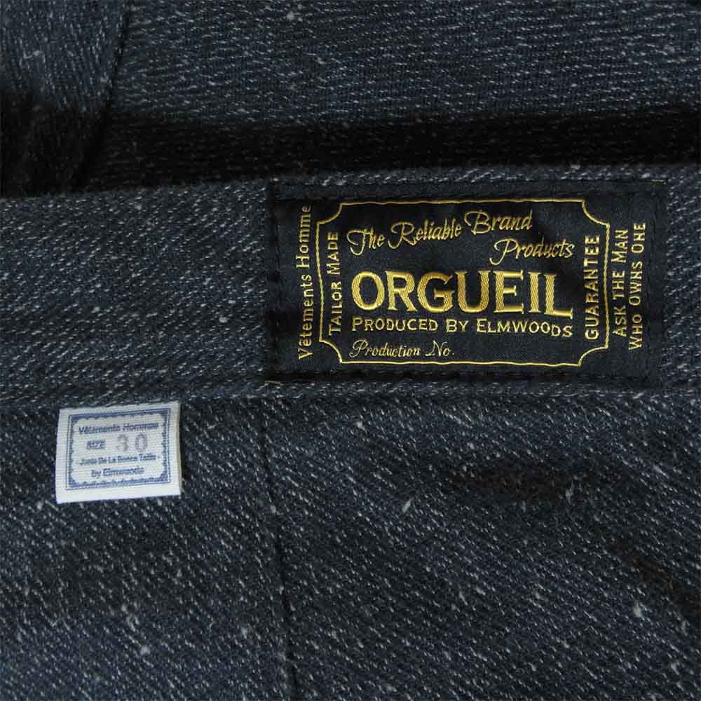 ORGUEIL オルゲイユ OR-105B Trousers トラウザーズ パンツ ブラック系 30【美品】【中古】
