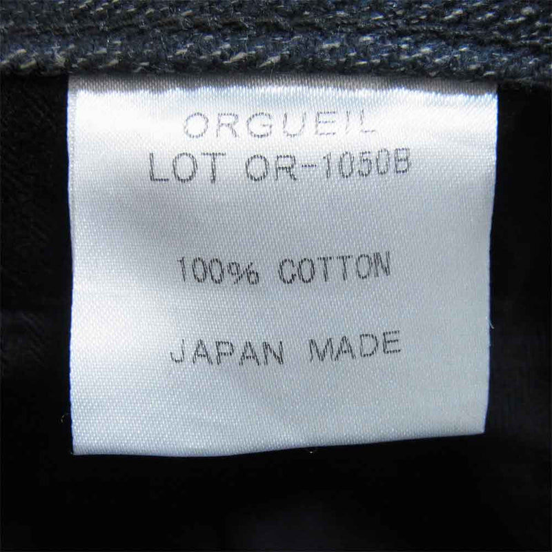 ORGUEIL オルゲイユ OR-105B Trousers トラウザーズ パンツ ブラック系 30【美品】【中古】
