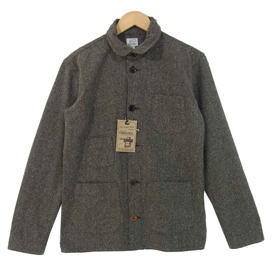 ORGUEIL オルゲイユ OR-044B Classic Shirts Jacket クラシック シャツ ジャケット グレー系 38【美品】【中古】