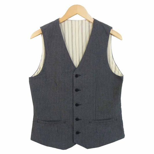 ORGUEIL オルゲイユ OR-4184 Classic Herringbone クラシック ヘリンボーン ジレ ベスト グレー系 38【美品】【中古】