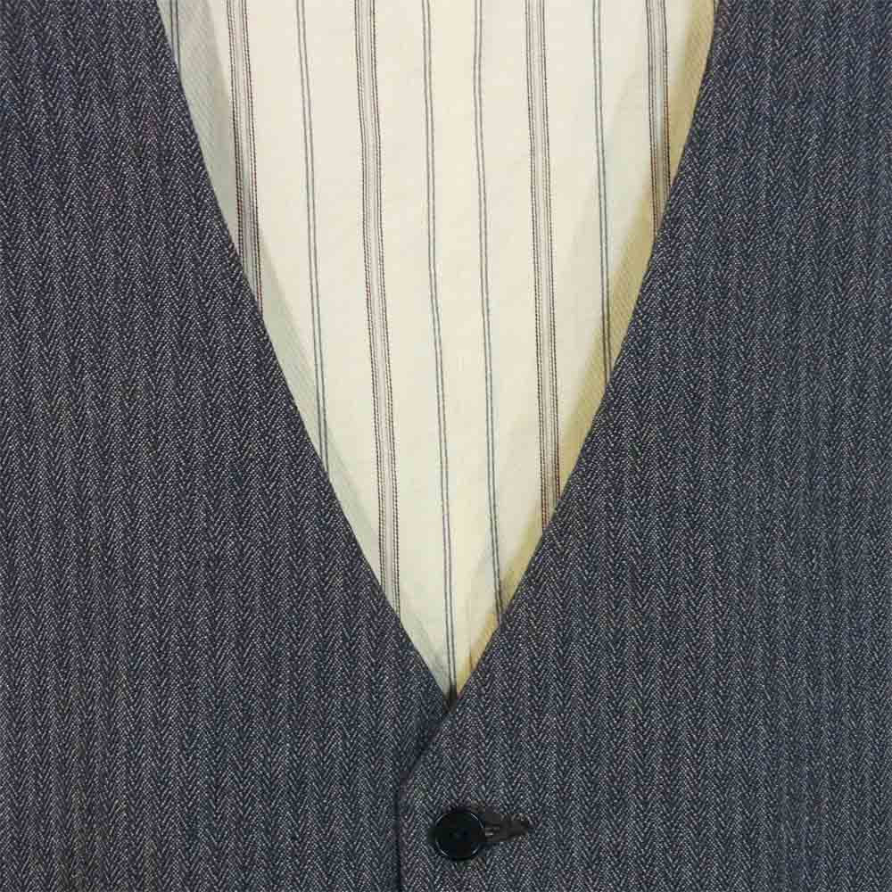ORGUEIL オルゲイユ OR-4184 Classic Herringbone クラシック ヘリンボーン ジレ ベスト グレー系 38【美品】【中古】