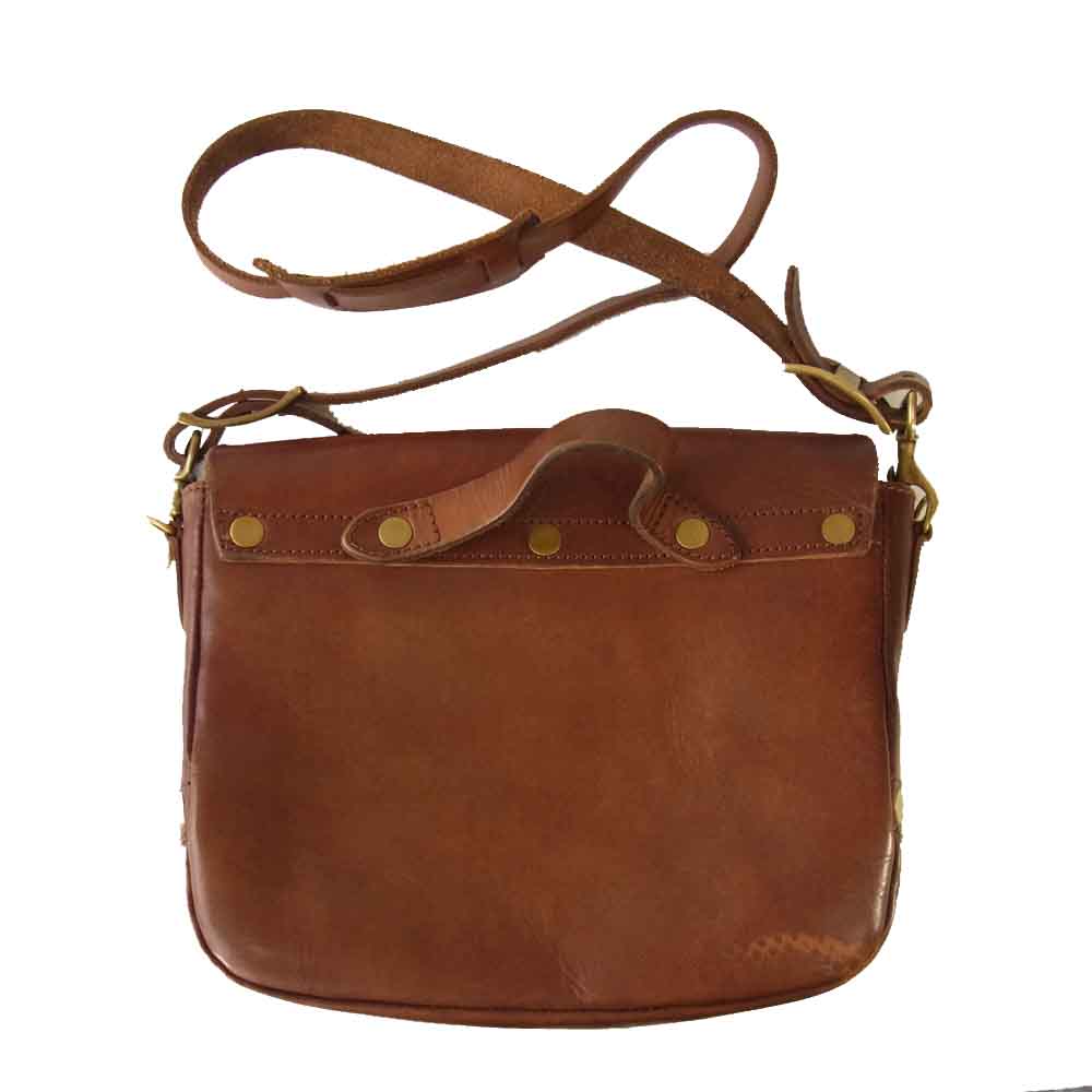 ヴァスコ VS-249L LEATHER POSTMAN レザー ポストマン ショルダーバッグ ブラウン系【中古】
