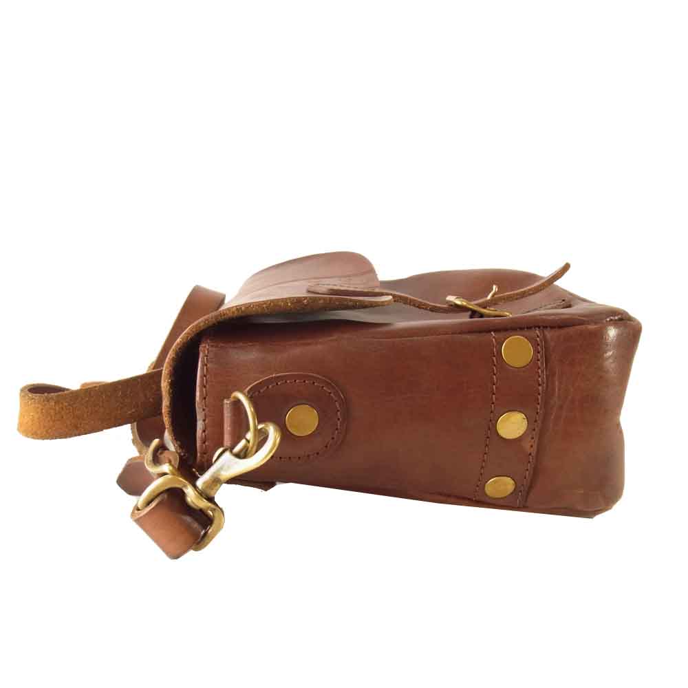 ヴァスコ VS-249L LEATHER POSTMAN レザー ポストマン ショルダーバッグ ブラウン系【中古】