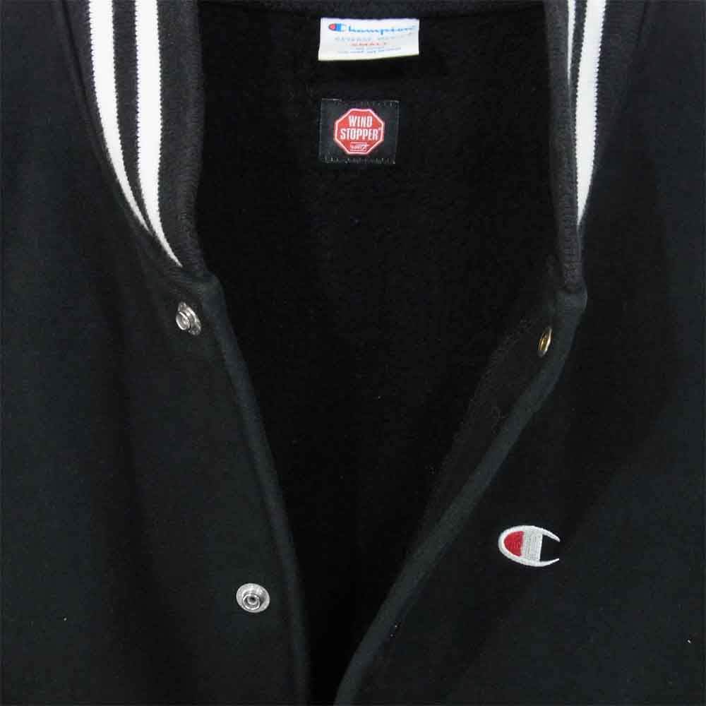 Champion チャンピオン C3-E007 REVESE WEAVE リバースウィーブ WIND STOPPER ウインドストッパー スタジャン ブラック系 S【中古】
