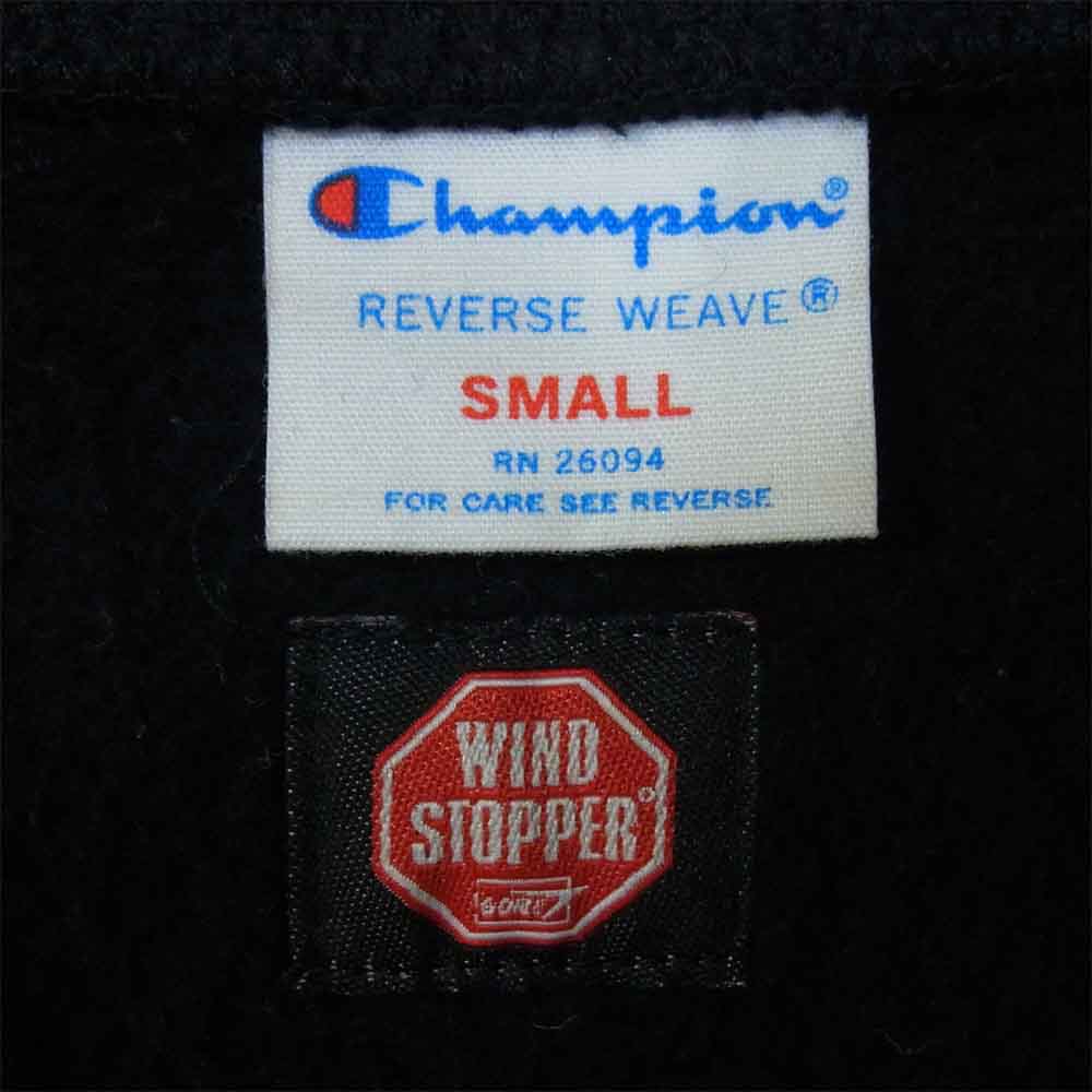 Champion チャンピオン C3-E007 REVESE WEAVE リバースウィーブ WIND STOPPER ウインドストッパー スタジャン ブラック系 S【中古】