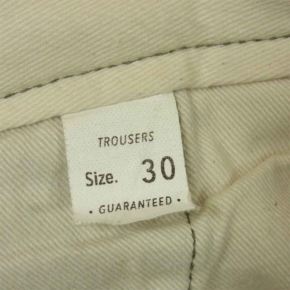 トロフィークロージング コットン ミリタリー パンツ トラウザー カーキ系 30【中古】