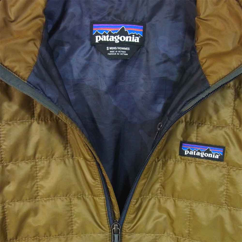 patagonia パタゴニア 20年製 84212 Nano Puff Jacket ナノ パフ ジャケット ブラウン系 S【中古】