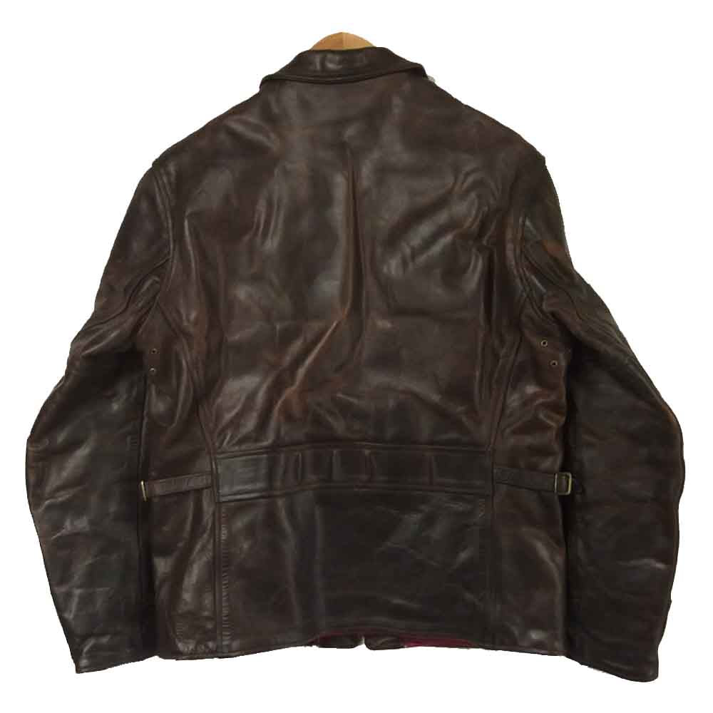 AERO LEATHER エアロレザー HERCULES ヘラクレス ホースハイド レザー ジャケット イギリス製 ブラウン系 34【中古】