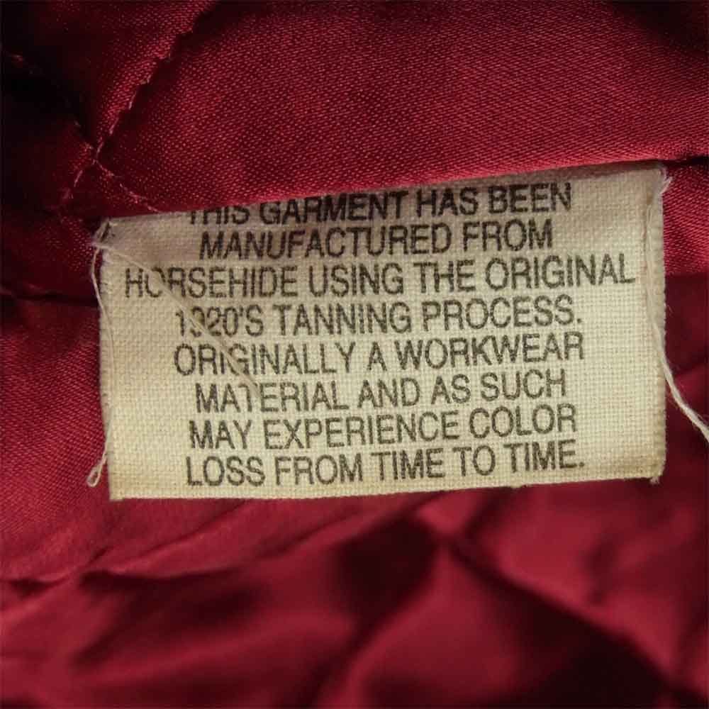 AERO LEATHER エアロレザー HERCULES ヘラクレス ホースハイド レザー ジャケット イギリス製 ブラウン系 34【中古】