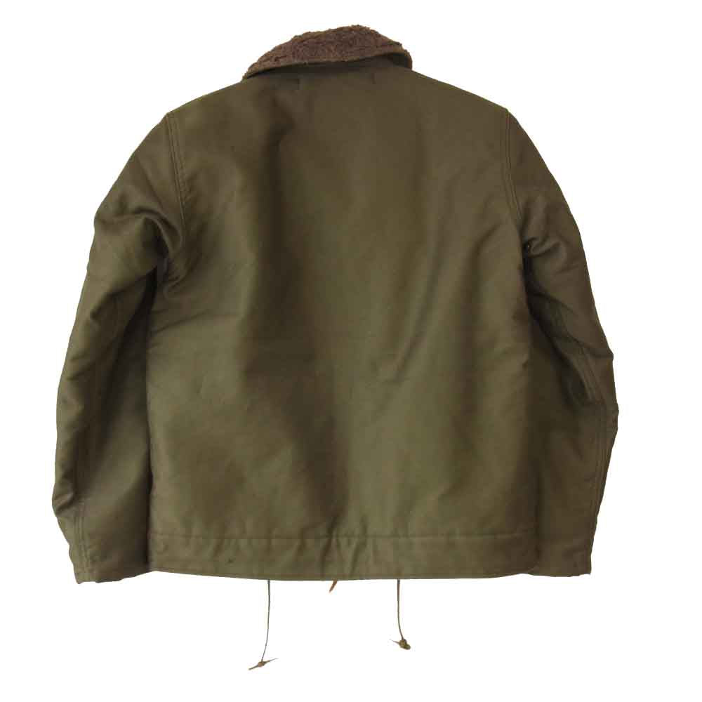 THE FEW ザフュー NC11-006 N-1 DECK JACKET デッキ ジャケット カーキ系 34【美品】【中古】